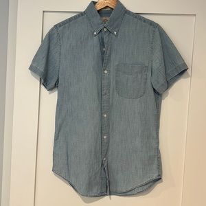 JCrew Chambray Denim Short Sleeve